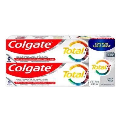 Kit Creme Dental Colgate Total 12 Clean Mint 140g - 2 Unidades