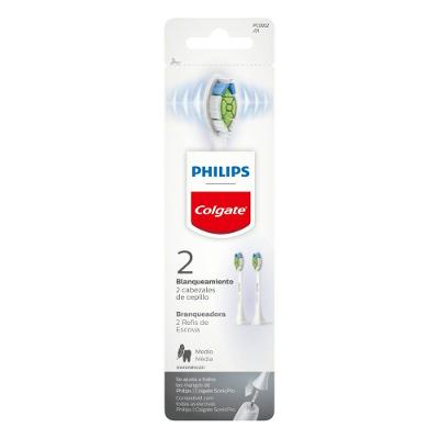 Refil Escova Elétrica Colgate Philips Series 50 Branqueamento Com 2 Unidades