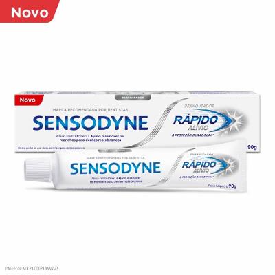 Creme Dental Sensodyne Branqueador Rápido Alívio 90g