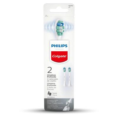 Refil Escova Elétrica Colgate Philips Series 50 Limpeza Profunda Sonicpro Com 2 Unidades