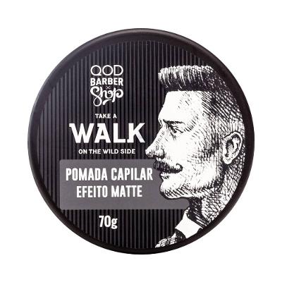 Pomada Modeladora Capilar Qod Barber Shop Walk 70g