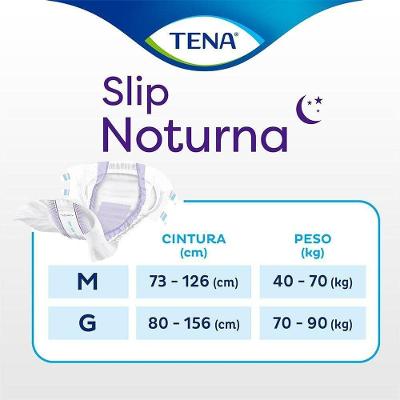 Fralda Geriátrica Tena Slip Noturno G Leve 24 Pague 22 Unidades