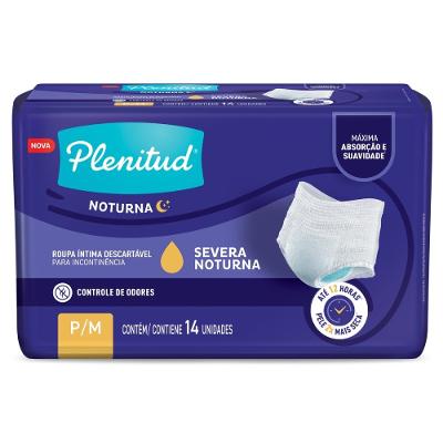 Roupa Íntima Plenitud Noturna Para Incontinência P/m - 14 Unidades