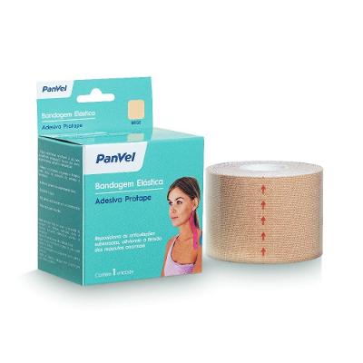 Bandagem Elástica Adesiva Protape Panvel Bege