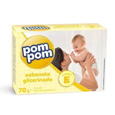 Sabonete Infantil Pom Pom Glicerinado 70g