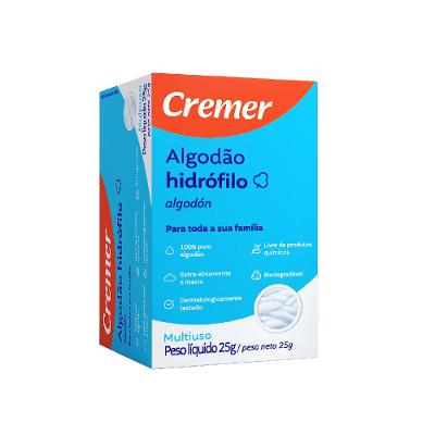 Algodão Cremer Caixa 25g
