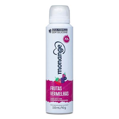 Desodorante Aerossol Monange Frutas Vermelhas 90g