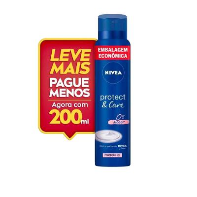 Desodorante Antitranspirante Aerossol Nivea Protect Care 200ml