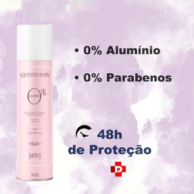 Desodorante Aerosol Giovanna Baby Classic 0% Aluminio 150ml