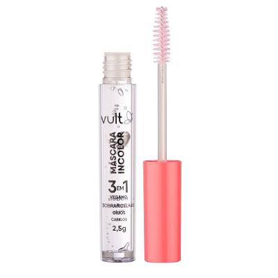 Mascara Vult Incolor 3 Em 1 Sobrancelhas Cilios E Cabelo 2,5g