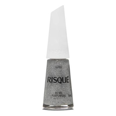Esmalte Risqué Efeito Glitter As Mil Purpurinas 8ml