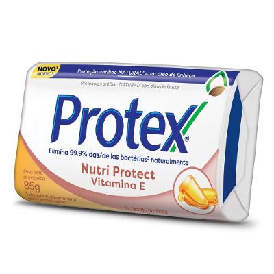 Sabonete Antibacteriano Em Barra Protex Nutri Protect Vitamina E 85g