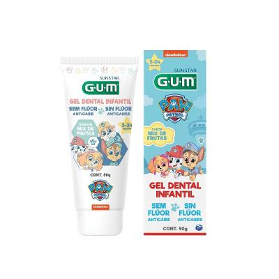 Gel Dental Gum Patrulha Canina Sem Flúor 50g