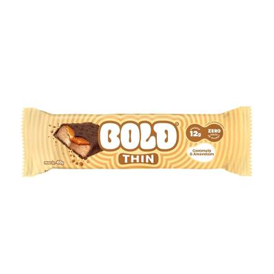 Barra Proteína Bold Thin Caramelo & Amendoim 40g