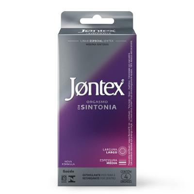 Preservativo Jontex Orgasmo Em Sintonia 4 Unidades