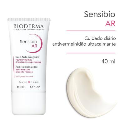 Creme Facial Cuidado Diário Antivermelhidão Bioderma Sensibio Ar 40ml