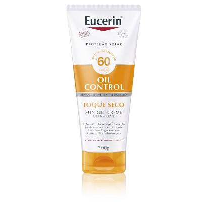 Protetor Solar Facial Eucerin Sun toque Seco Loção Corporal Fps60 200ml