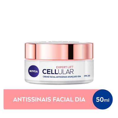 Creme Facial Antissinais Dia Nivea Cellular Expert Lift Fps30 50ml