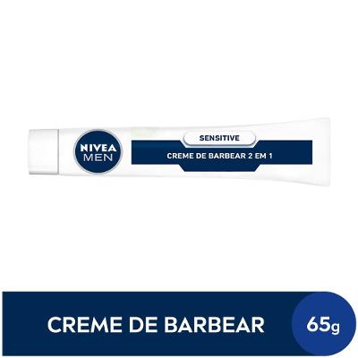 Creme De Barbear 2 Em 1 Nivea Men Sensitive 65g