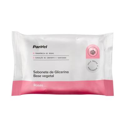 Sabonete Em Barra Glicerinado Panvel Rosas 85g