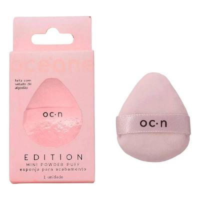 Esponja Para Acabamento Oceane Mini Powder Puff Rosa