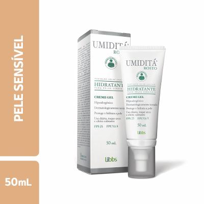 Gel Creme Hidratante Umiditá Rosto Fps 25 50ml