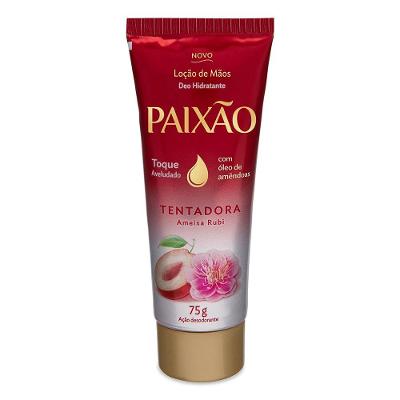 Loção Hidratante De Mãos Paixão Tentadora Ameixa E Rubi Com Ação Desodorante 75g