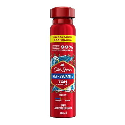 Desodorante Antitranspirante Spray Old Spice Refrescante 120g/200ml