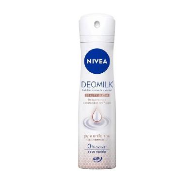 Desodorante Aerossol Nivea Deomilk Beauty Elixir Pele Uniforme 150ml