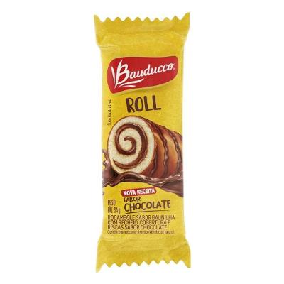 Rocambole Bauducco Roll Chocolate 34g