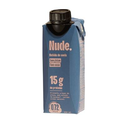 Bebida De Aveia Proteica 15g Nude Cacau 250ml