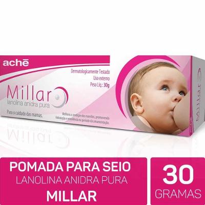 Pomada Para Seios Millar Lanolina 30g