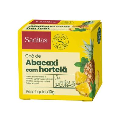 Chá Sanitas Abacaxi Com Hortelã 15g