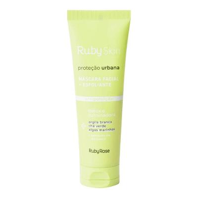 Máscara Facial + Esfoliante Ruby Skin Proteção Urbana 50g