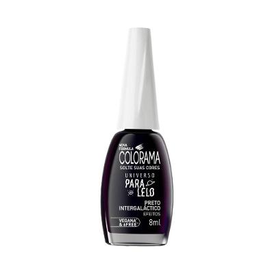 Esmalte Colorama Universo Paralelo Cor Preto Intergaláctico 8ml