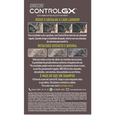 Shampoo Grecin Control Gx Redutor De Grisalho 118ml