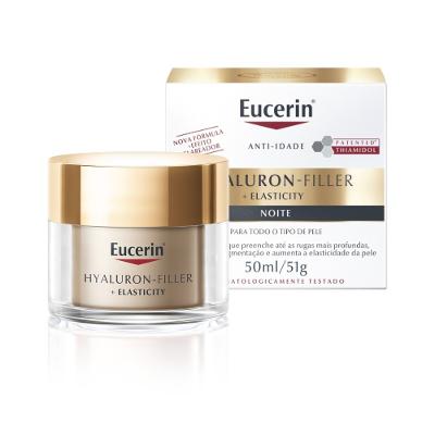 Creme Facial Anti-idade Eucerin Hyaluron-filler Elasticity Noite 50g