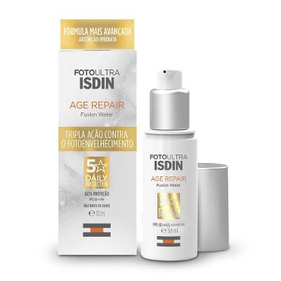 Protetor Solar Antiaging Isdin Fusion Water Age Repair Fps50