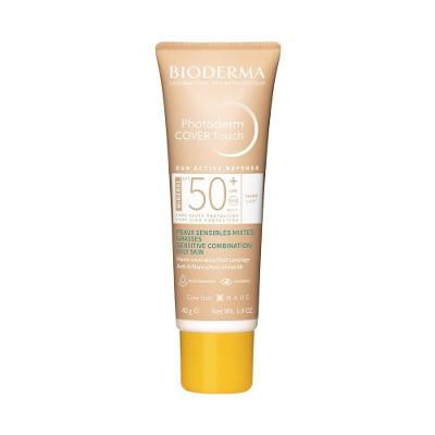 Protetor Solar Facial Bioderma Photoderm Cover Touch Mineral Fps 50+ Cor 1.0 40g