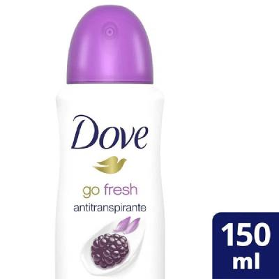 Desodorante Aerossol Dove Go Fresh Amora E Flor De Lótus 150ml