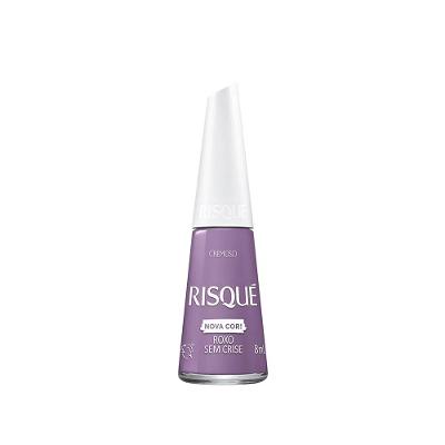 Esmalte Risque Cremoso Roxo Sem Crise 8ml
