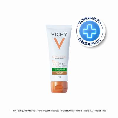 Protetor Solar Vichy Capital Soleil Uv Purify Cor Média Fps 70 40g