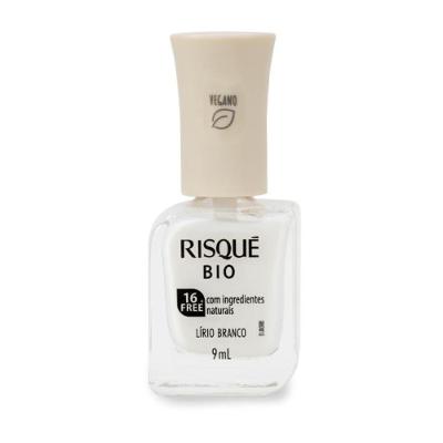 Esmalte Risqué Bio Branco Cremoso Lírio Branco 9ml