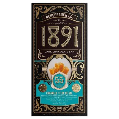 Chocolate Em Barra Neugebauer 1891 55% Cacau Caramelo E Flor De Sal Salgado 90g