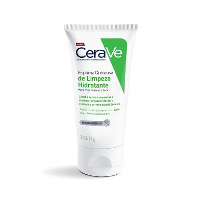 Espuma Cremosa De Limpeza Hidratante Cerave Pele Normal A Seca 60g