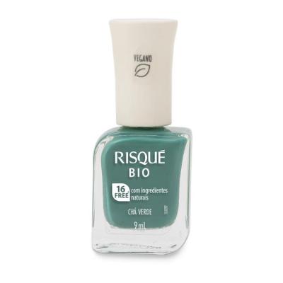 Esmalte Risqué Bio Verde Cremoso Chá Verde 9ml