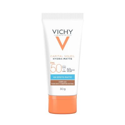 Protetor Solar Facial Vichy Capital Soleil Hydra-matte Cor 4.0 Fps50 30g