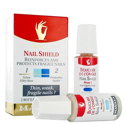 Kit Fortalecedor De Unhas Mavala Nail Shield 2 Passos 10ml Cada