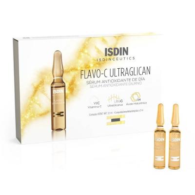 Sérum Diurno Isdinceutics Vitamina C Flavo-c Ultraglican 10 Ampolas