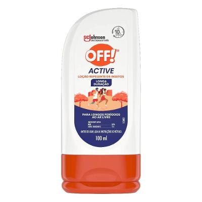 Repelente De Insetos Loção Longa Duração Off Active Lotion 100ml